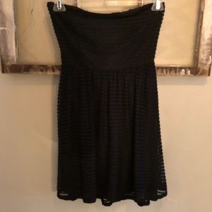 Black cocktail, lined, Aline dress